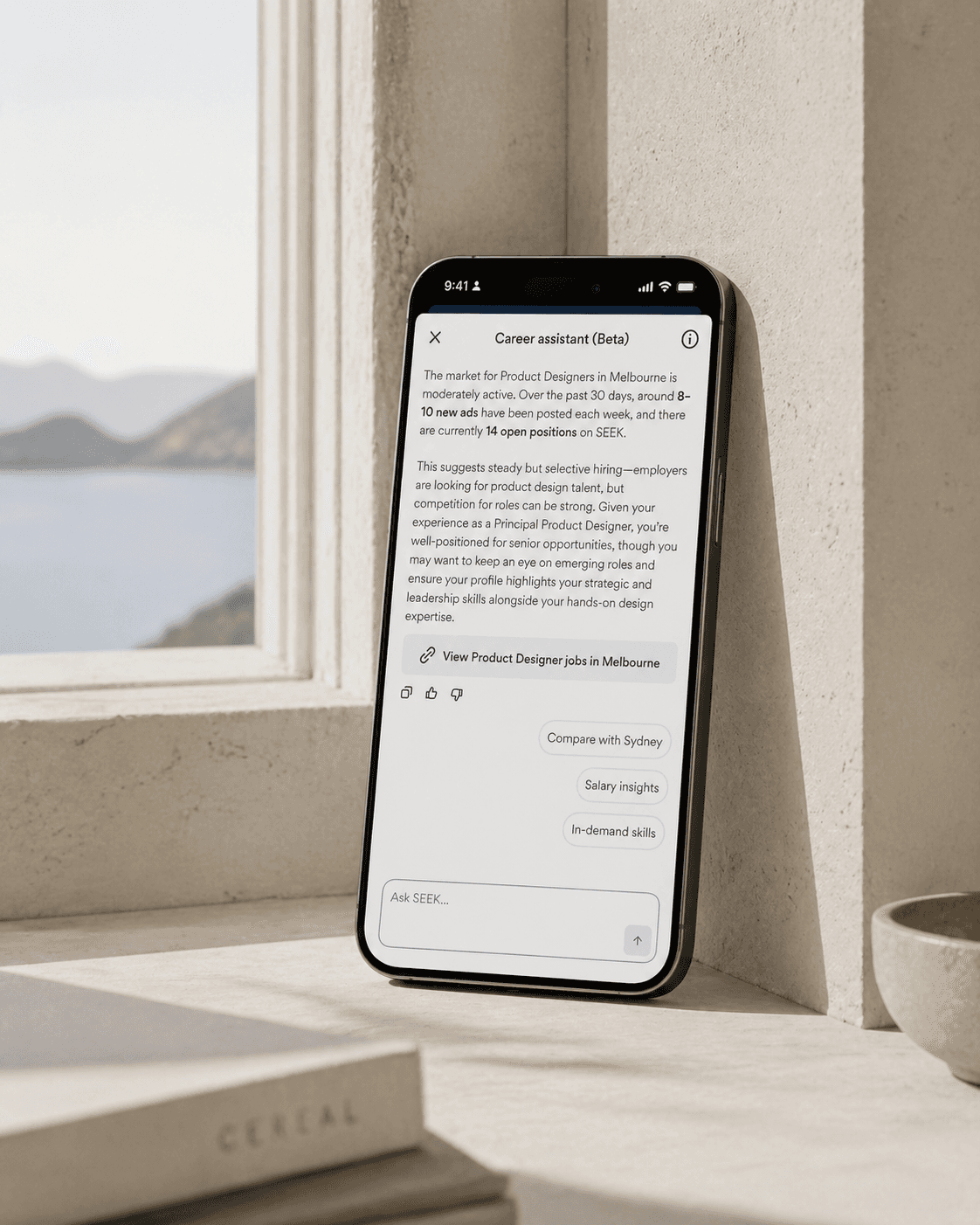 Designing a conversational AI career experience for SEEK